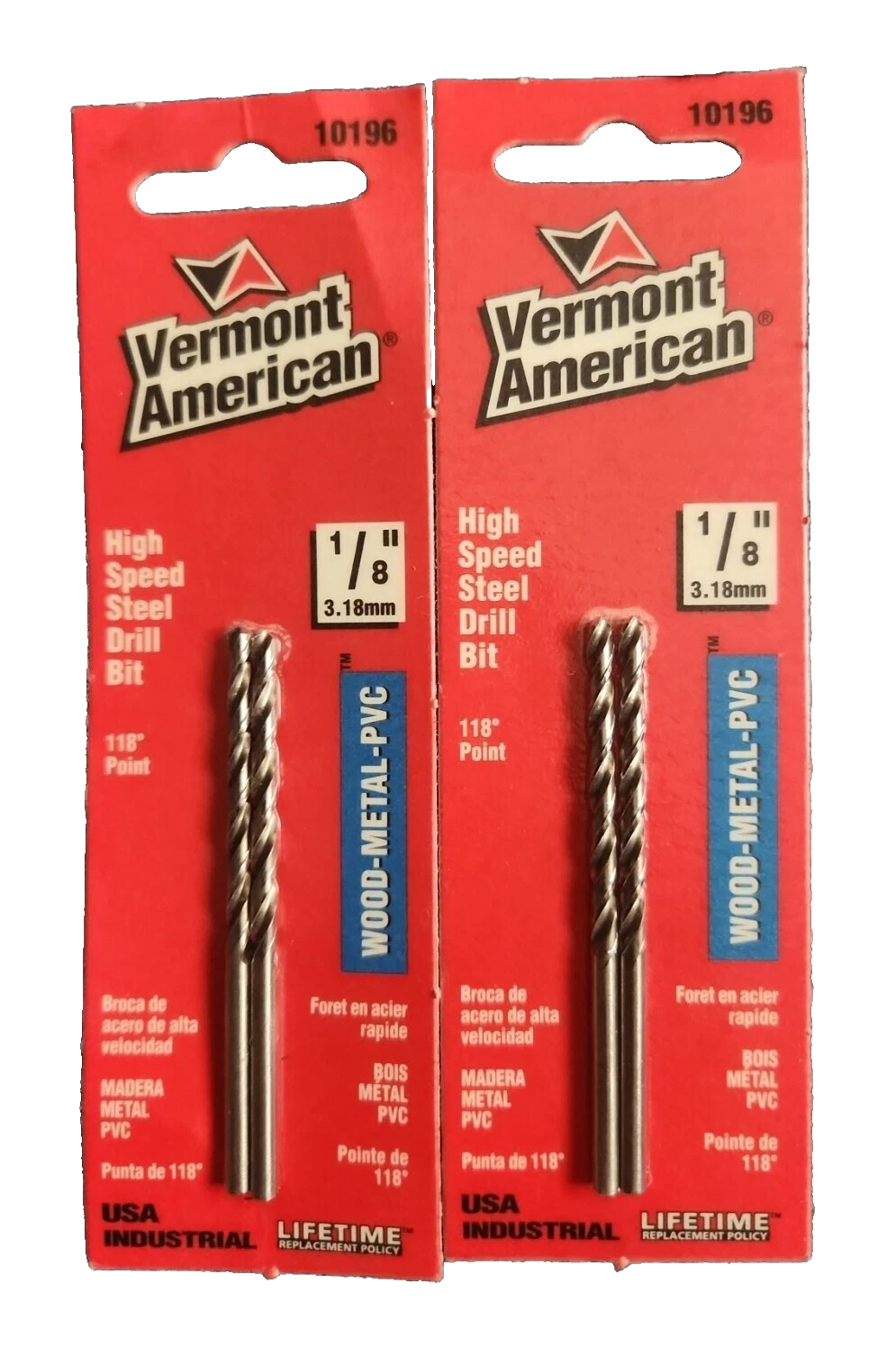 VERMONT 1/8" # 14601 P/TALADRO