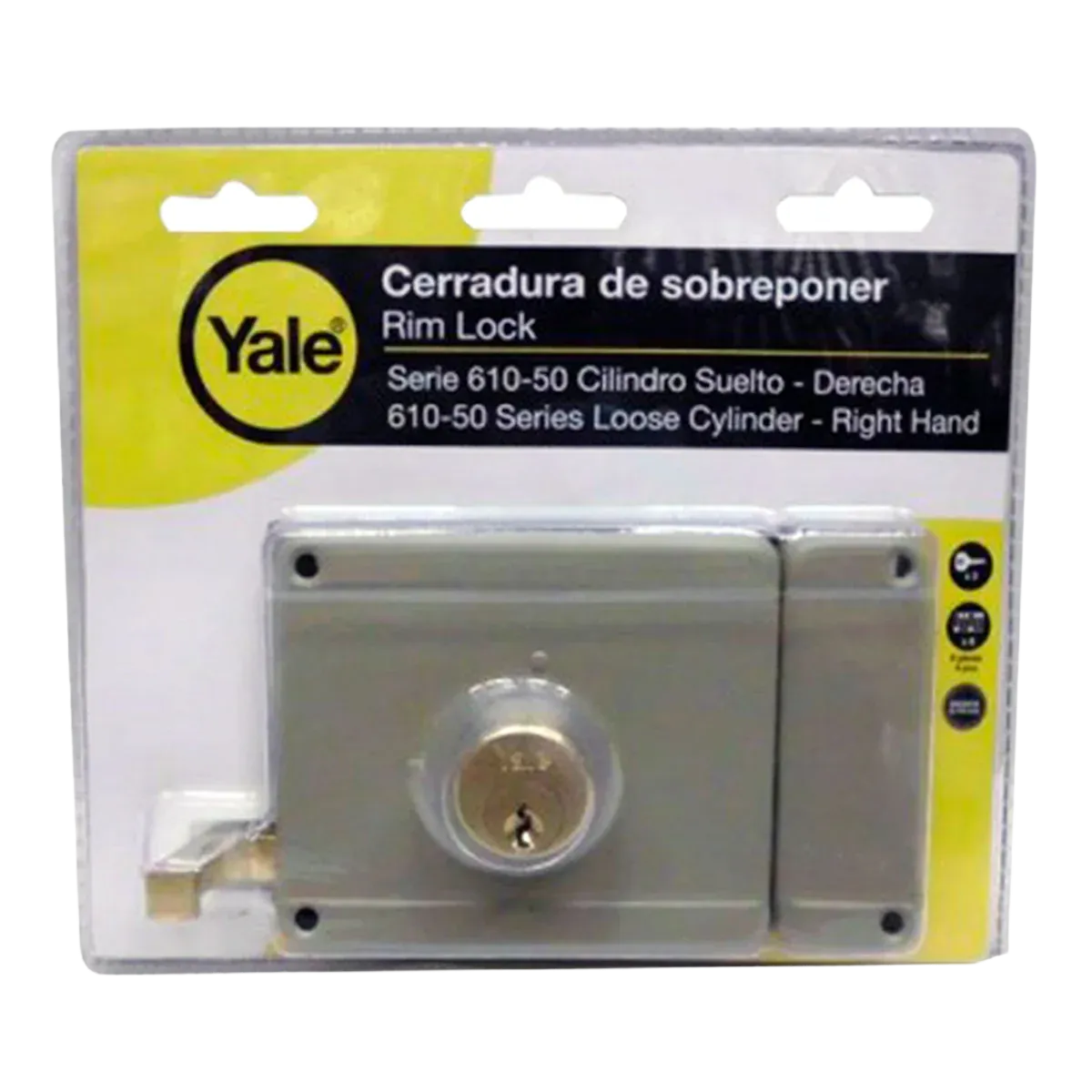 YALE # 610.50 PTA. MADERA DER.