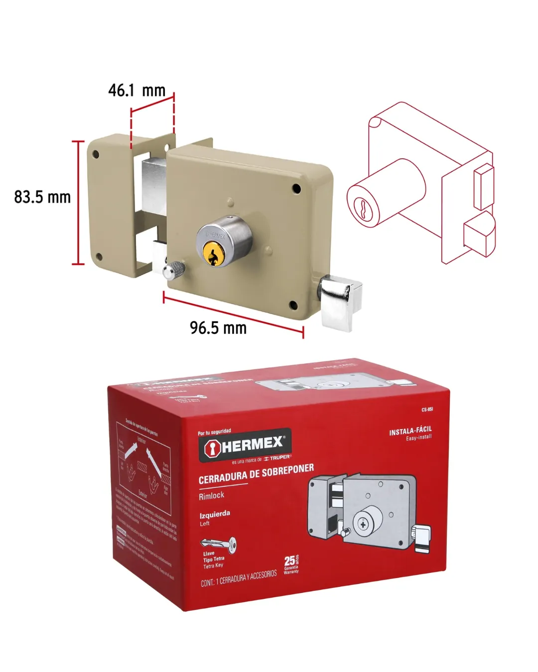 HERMEX # CS - 750IF PTA. HIERRO IZ