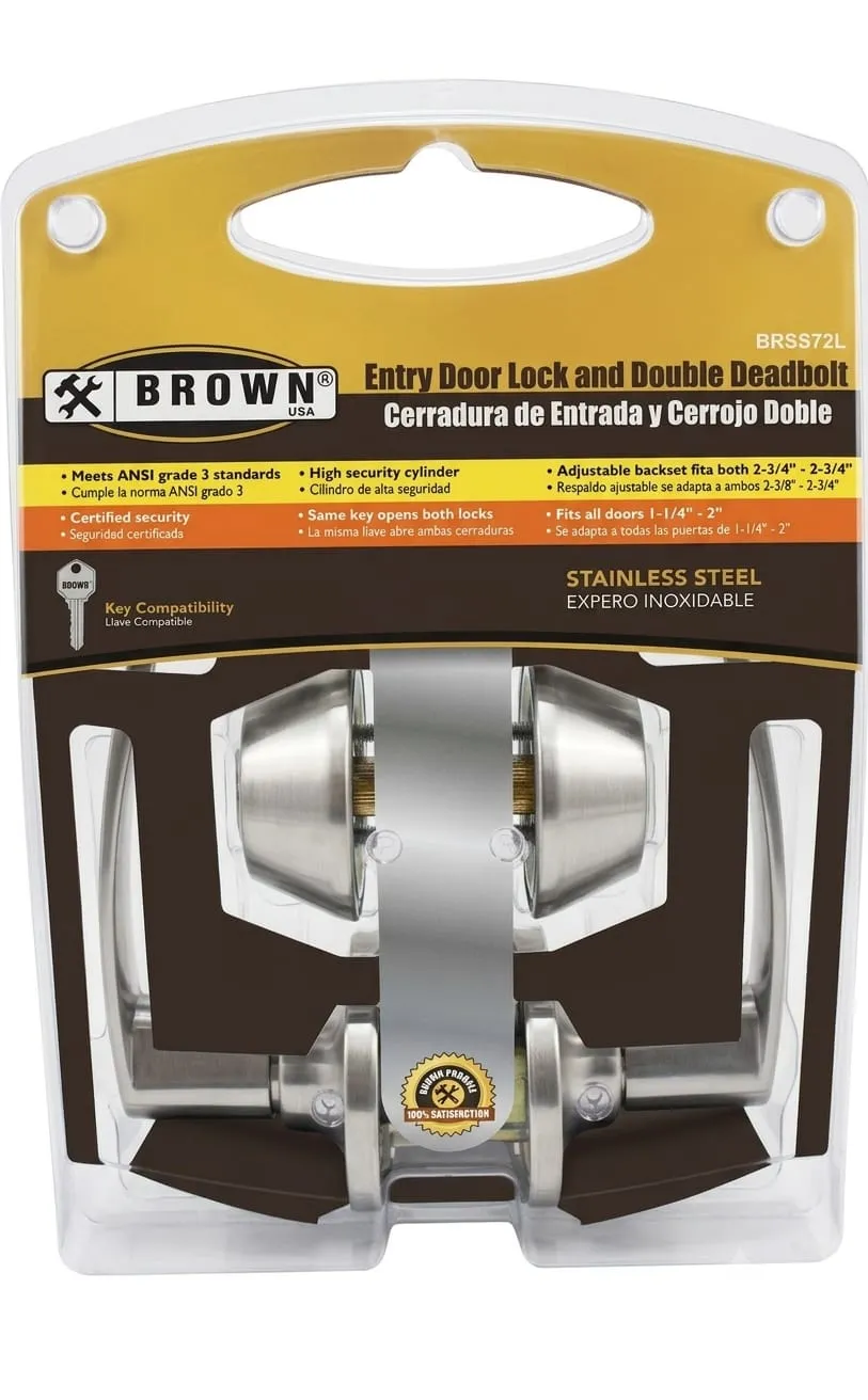 BROWN COMBO PALANCA ACERO SS #BRSS7
