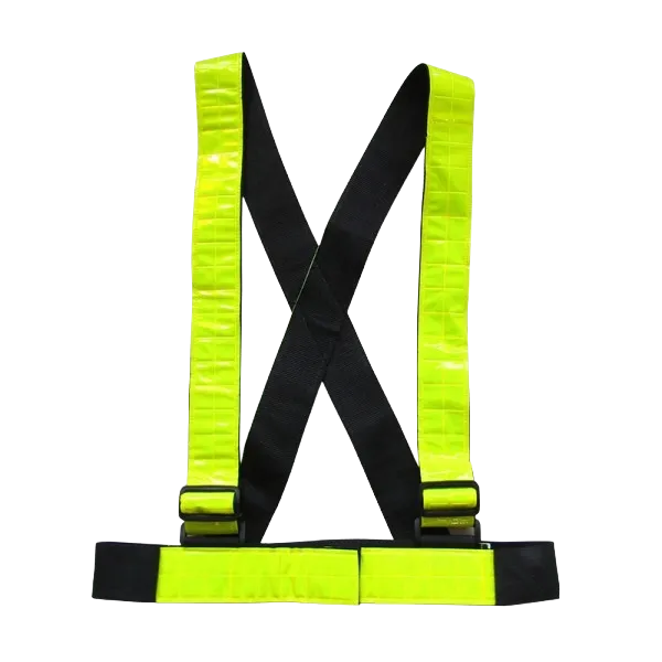 CHALECO TIRAS VERDES VELCRO